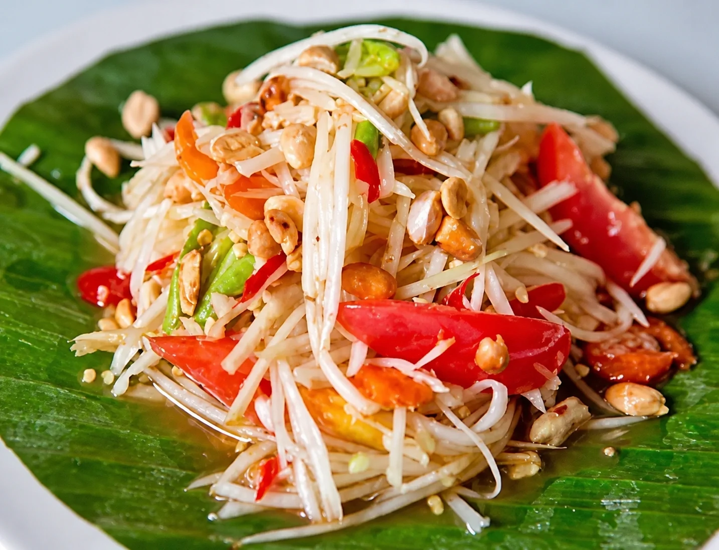 Som Tum · Ensalada de Papaya