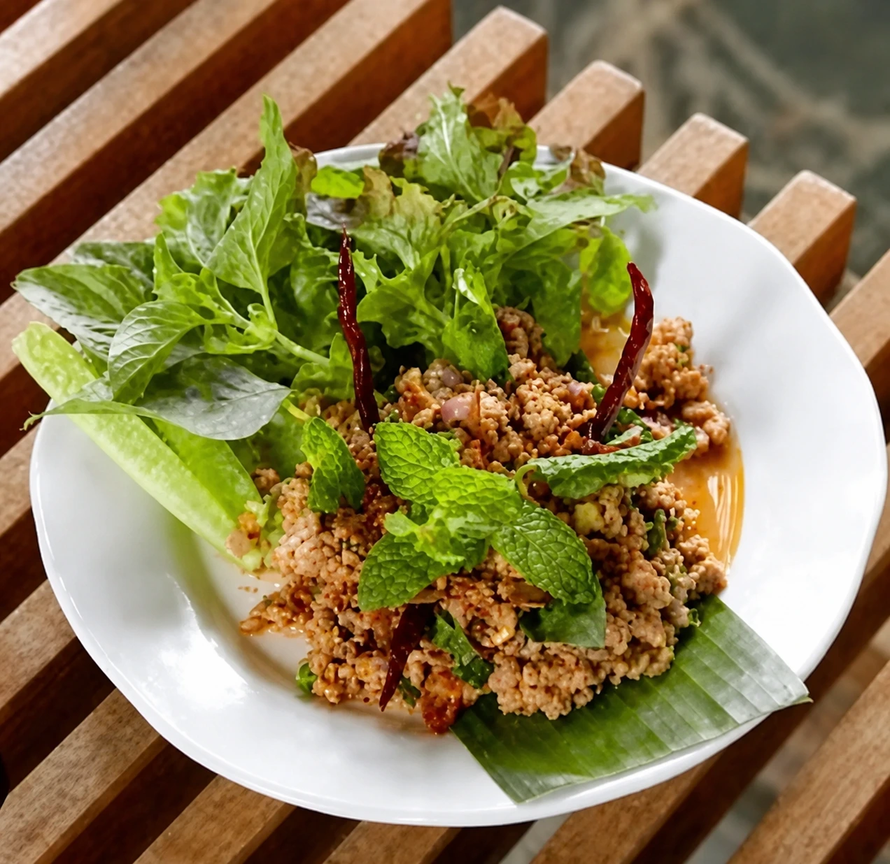 Laab - Ensalada de carne picada