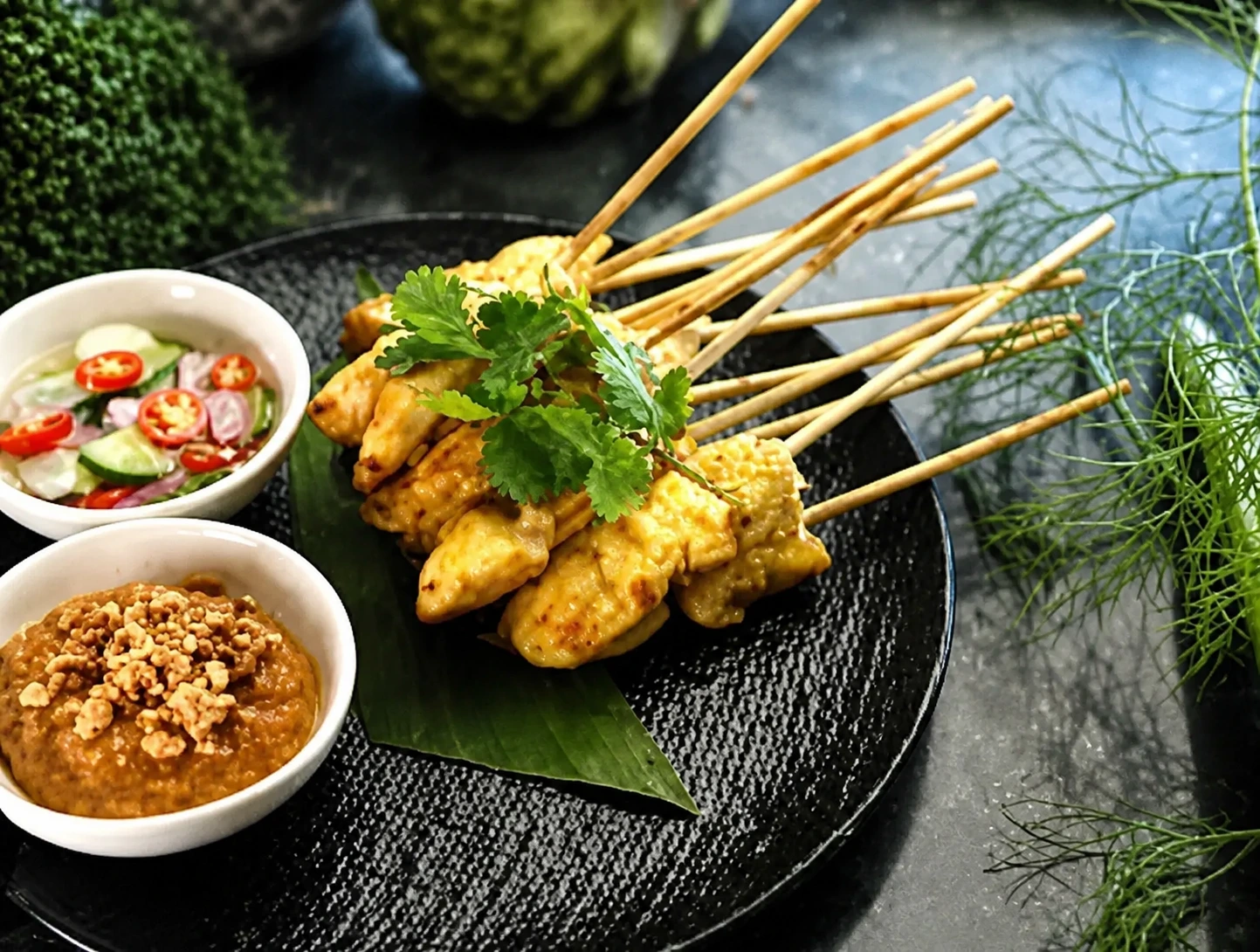 Sate asadito de Pollo