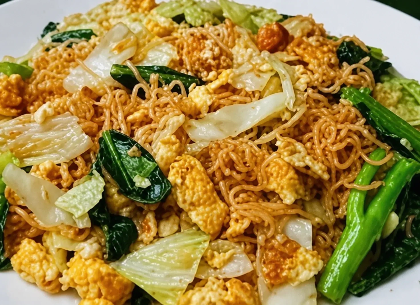 Fideos de Huevo Fritos